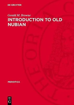 E-Book (pdf) Introduction to Old Nubian von Gerald M. Browne