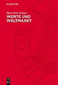 PDF Werte und Weltmarkt von Hans-Peter Krüger