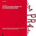 PDF Lexikalisches Lehngut im Altwestnordischen von Ernst Walter