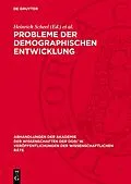 E-Book (pdf) Probleme der demographischen Entwicklung von 
