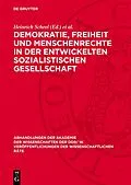 E-Book (pdf) Demokratie, Freiheit und Menschenrechte in der entwickelten sozialistischen Gesellschaft von 