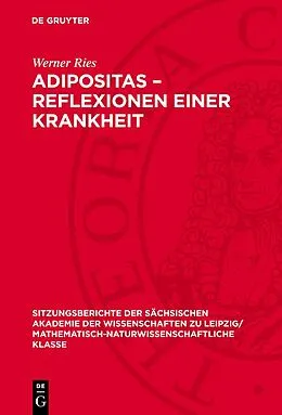 E-Book (pdf) Adipositas  Reflexionen einer Krankheit von Werner Ries