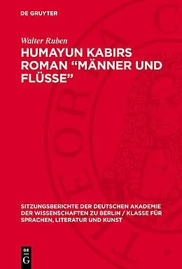E-Book (pdf) Humayun Kabirs Roman Männer und Flüsse von Walter Ruben