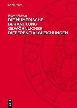E-Book (pdf) Die numerische Behandlung gewöhnlicher Differentialgleichungen von Peter Albrecht