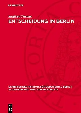 E-Book (pdf) Entscheidung in Berlin von Siegfried Thomas