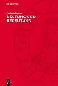 E-Book (pdf) Deutung und Bedeutung von Lothar Kreiser