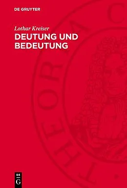 E-Book (pdf) Deutung und Bedeutung von Lothar Kreiser