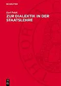 E-Book (pdf) Zur Dialektik in der Staatslehre von Karl Polak