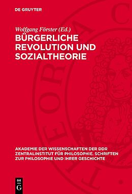 E-Book (pdf) Bürgerliche Revolution und Sozialtheorie von 