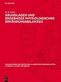 E-Book (pdf) Grundlagen und Ergebnisse physiologischer Ernährungsbilanzen von H.-K. Gräfe