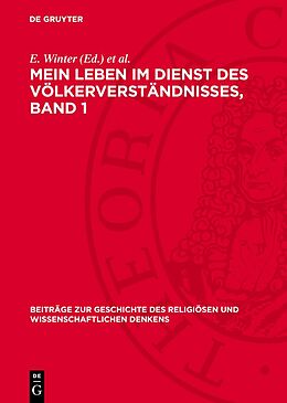 E-Book (pdf) Mein Leben im Dienst des Völkerverständnisses, Band 1 von 