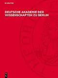 E-Book (pdf) Deutsche Akademie der Wissenschaften zu Berlin von 