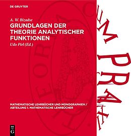 E-Book (pdf) Grundlagen der Theorie analytischer Funktionen von A. W. Bizadse