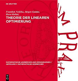 Fester Einband Theorie der Linearen Optimierung von Frantiek Noika, Jürgen Guddat, Horst Hollatz