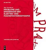 PDF Probleme und Ergebnisse der Elektro- und Magnetohydrodynamik von Max Steenbeck