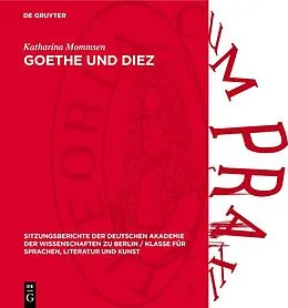 E-Book (pdf) Goethe und Diez von Katharina Mommsen