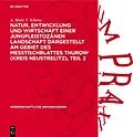 E-Book (pdf) Natur, Entwicklung und Wirtschaft einer Jungpleistozänen Landschaft dargestellt am Gebiet des Messtischblattes Thurow (Kreis Neustrelitz), Teil 2 von B. Kaussmann, J. Kudoke, A. Mäde