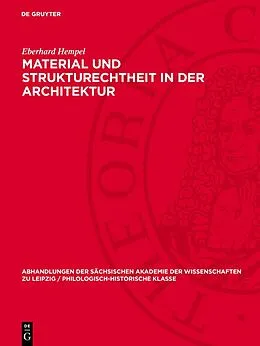 E-Book (pdf) Material und Strukturechtheit in der Architektur von Eberhard Hempel