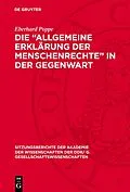 E-Book (pdf) Die Allgemeine Erklärung der Menschenrechte in der Gegenwart von Eberhard Poppe