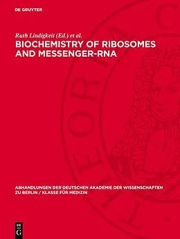 PDF Biochemistry of Ribosomes and Messenger-RNA von 