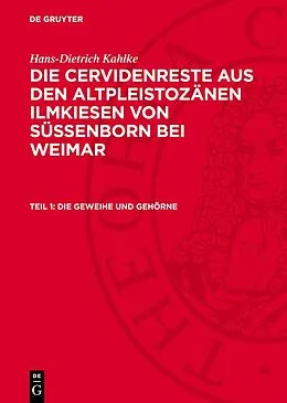 E-Book (pdf) Die Geweihe und Gehörne von Hans-Dietrich Kahlke