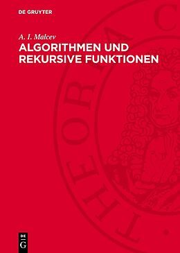 Fester Einband Algorithmen und rekursive Funktionen von A. I. Malcev