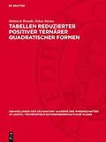 E-Book (pdf) Tabellen reduzierter positiver ternärer quadratischer Formen von Heinrich Brandt, Oskar Intrau