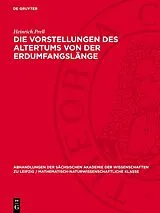 Fester Einband Die Vorstellungen des Altertums von der Erdumfangslänge von Heinrich Prell