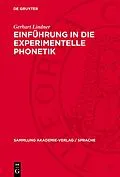 PDF Einführung in die experimentelle Phonetik von Gerhart Lindner