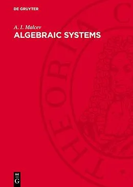 E-Book (pdf) Algebraic Systems von A. I. Malcev