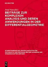 PDF Beiträge zur komplexen Analysis und deren Anwendungen in der Differentialgeometrie von 