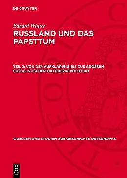 E-Book (pdf) Von der Aufklärung bis zur Grossen Sozialistischen Oktoberrevolution von Eduard Winter