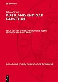 E-Book (pdf) Von der Christianisierung bis zu den Anfängen der Aufklärung von Eduard Winter