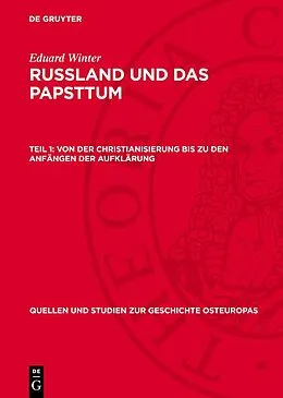 E-Book (pdf) Von der Christianisierung bis zu den Anfängen der Aufklärung von Eduard Winter