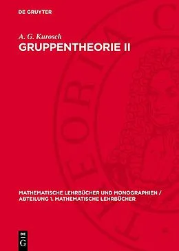 E-Book (pdf) Gruppentheorie II von A. G. Kurosch
