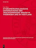 PDF Hydrometeorologische Untersuchung der Trockenperiode 1959/60 in Thüringen und im Vogtland von Otto Wilser
