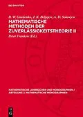 PDF Mathematische Methoden der Zuverlässigkeitstheorie II von B. W. Gnedenko, J. K. Beljajew, A. D. Solowjew