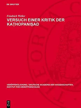 E-Book (pdf) Versuch einer Kritik der Kahopaniad von Friedrich Weller