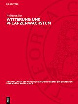 PDF Witterung und Pflanzenwachstum von Wolfgang Böer
