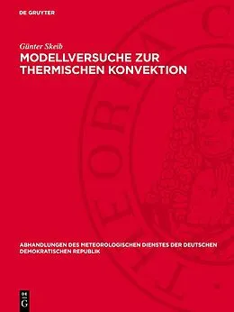 E-Book (pdf) Modellversuche zur thermischen Konvektion von Günter Skeib