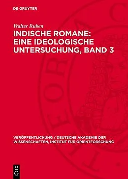 PDF Indische Romane. Band 3 von Walter Ruben