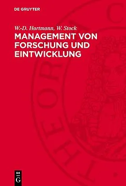 PDF Management von Forschung und Eintwicklung von W.-D. Hartmann, W. Stock