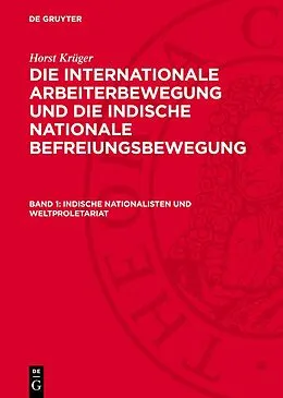 E-Book (pdf) Indische Nationalisten und Weltproletariat von Horst Krüger