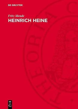 E-Book (pdf) Heinrich Heine von Fritz Mende