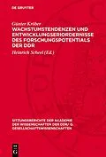 PDF Wachstumstendenzen und Entwicklungseriordernisse des Forschungspotentials der DDR von Günter Kröber