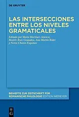 Fester Einband Las intersecciones entre los niveles gramaticales von 