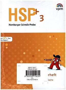 Geheftet Hamburger Schreib-Probe (HSP) Fördern 3 von 