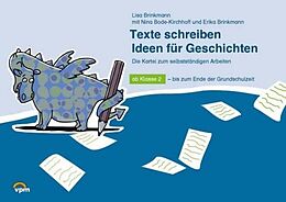 Kartonierter Einband Texte schreiben - Die Kartei zum selbstständigen Arbeiten von Lisa Brinkmann, Nina Bode-Kirchhoff