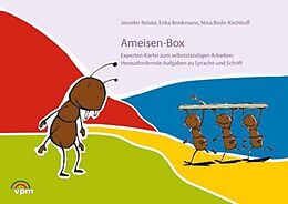 Kartonierter Einband Ameisen-Box: Experten-Kartei zum selbstständigen Arbeiten. Herausfordernde Aufgaben zu Sprache und Schrift von Jennifer Reiske, Erika Brinkmann, Nina Bode-Kirchhoff