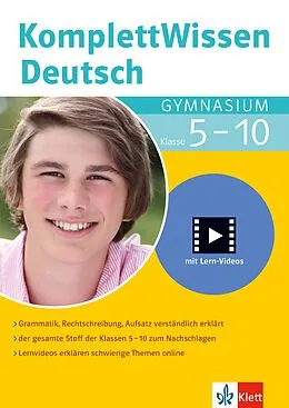 E-Book (pdf) Klett KomplettWissen Deutsch Gymnasium von Sonja Alof, Astrid Wilmot-Günther